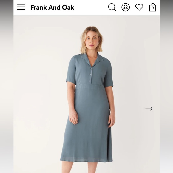 *SOLD* Brand new with tags Frank & Oak dress - Picture 1 of 5
